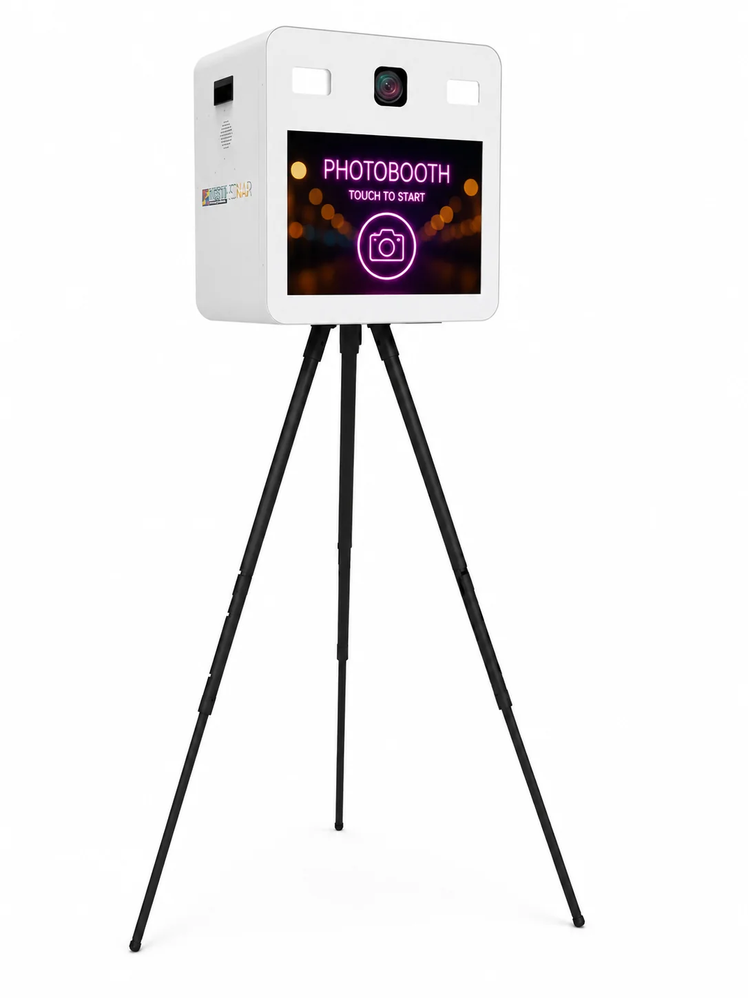 Capture Hour white selfie pod on its black tripod